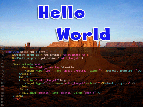 Hello world!