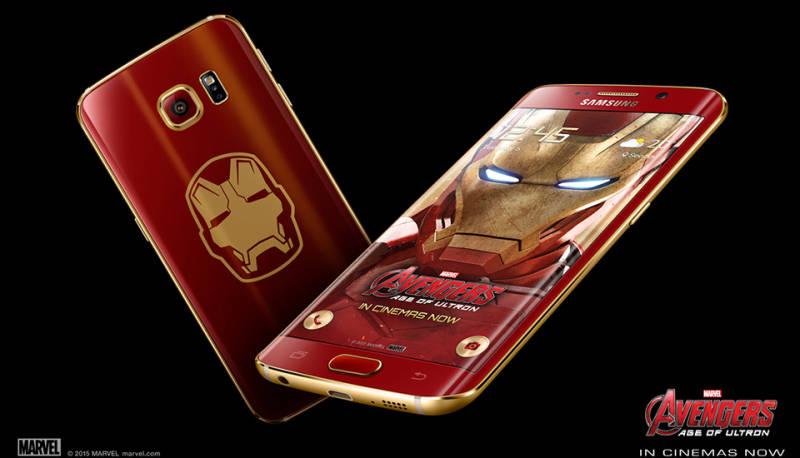 Ini Dia Penampakan Samsung Galaxy S6 Edge Versi Iron Man